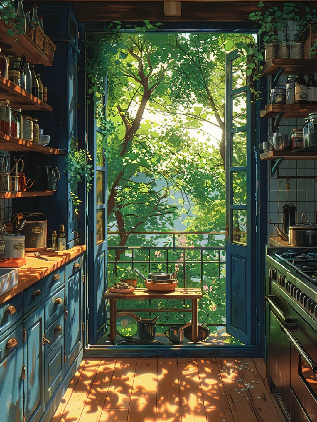 Green Escape- Paint By Numbers