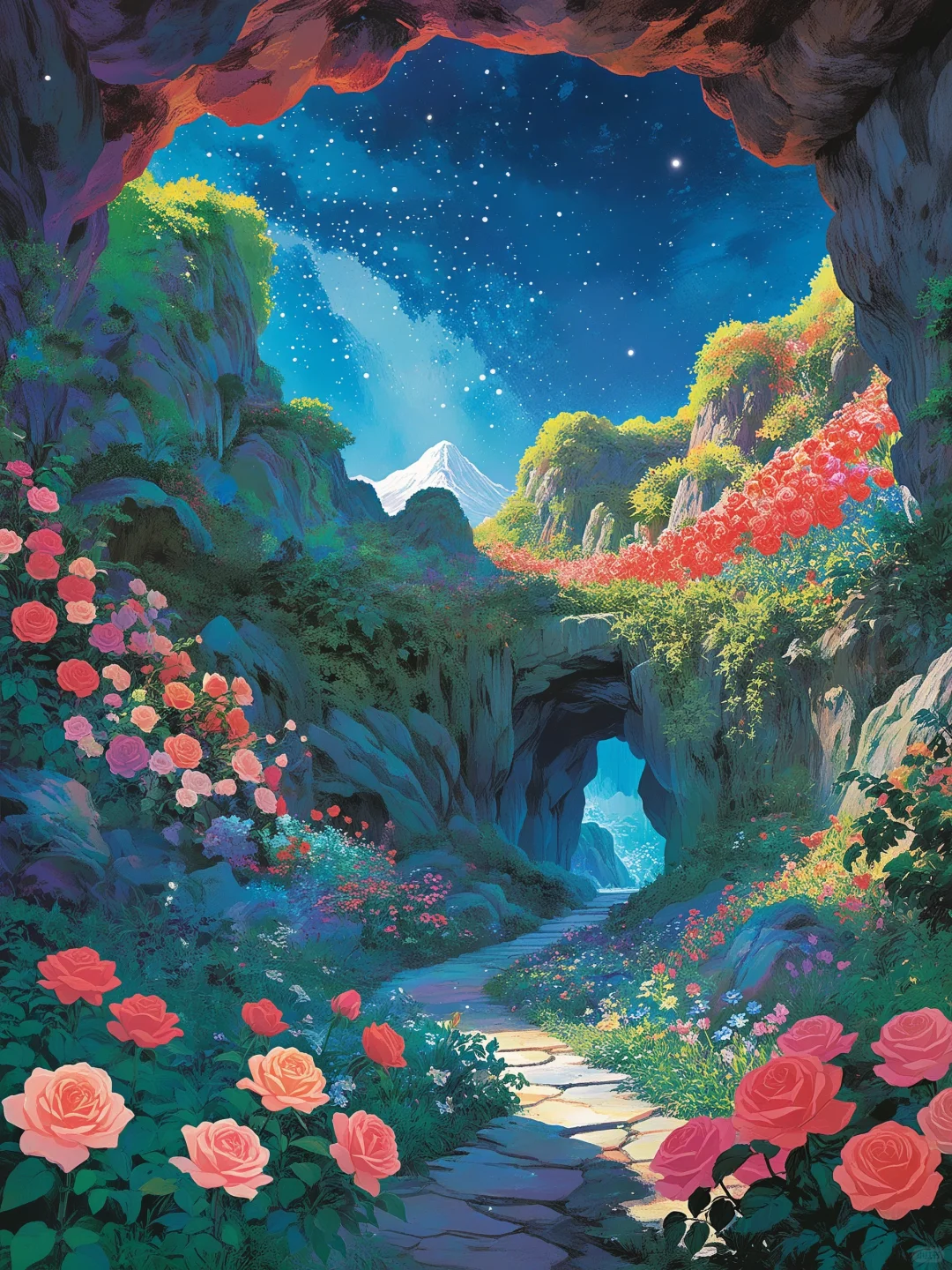 Enchanted Path- Paint By Numbers