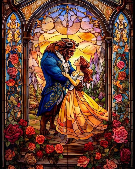 Beauty and the Beast - Paint By Numbers