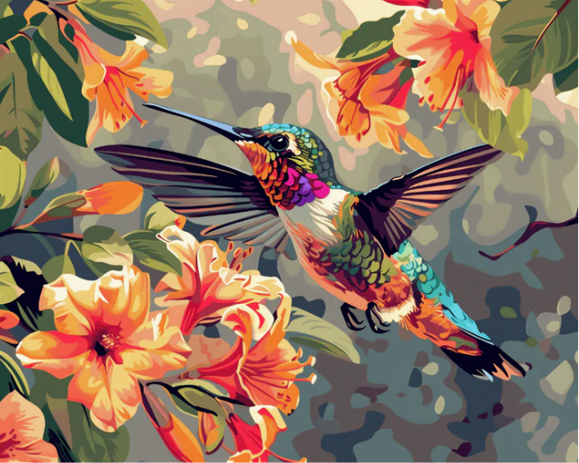 Dancing in the Blooms - Paint By Numbers