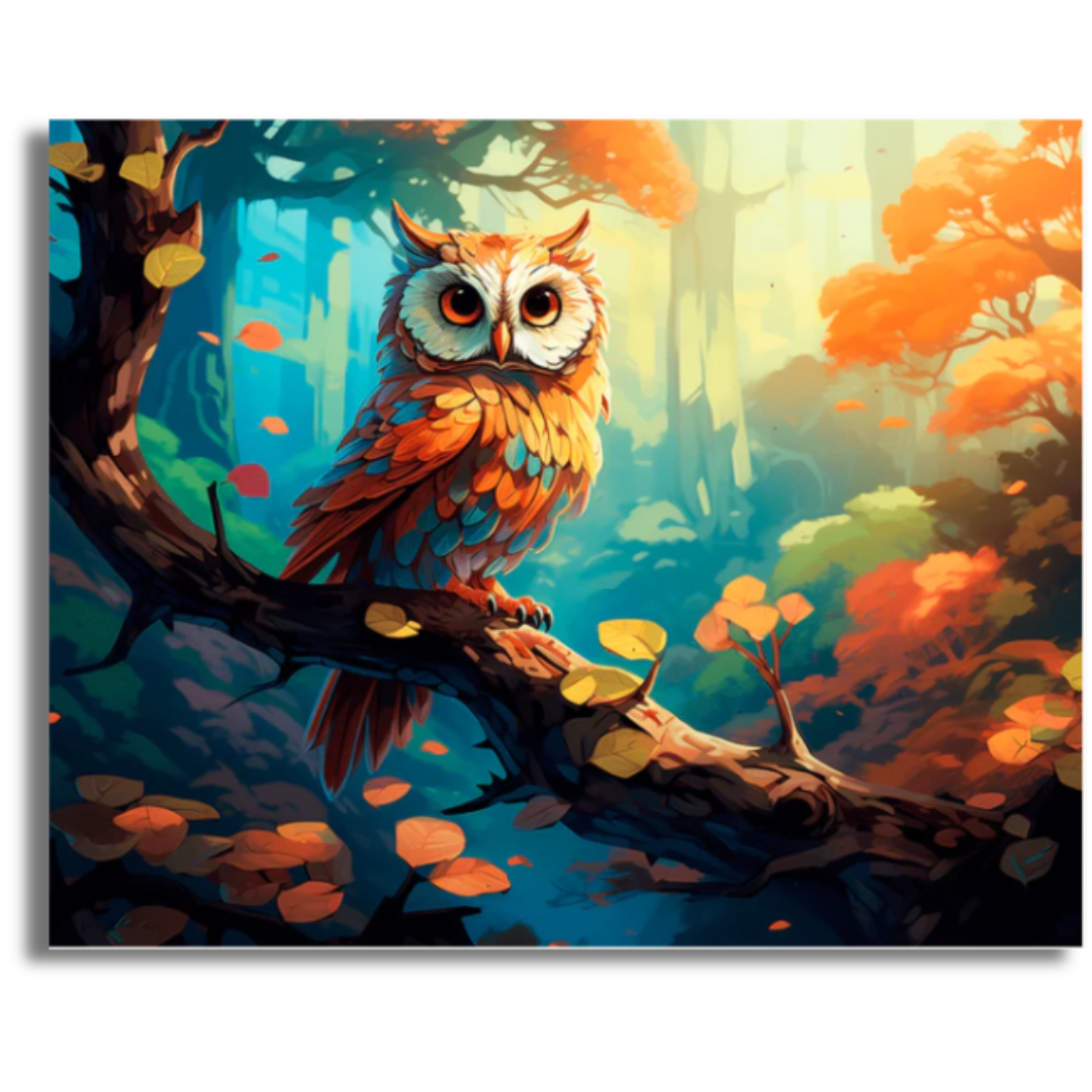 Eyes of the Autumn Twilight - Paint By Numbers