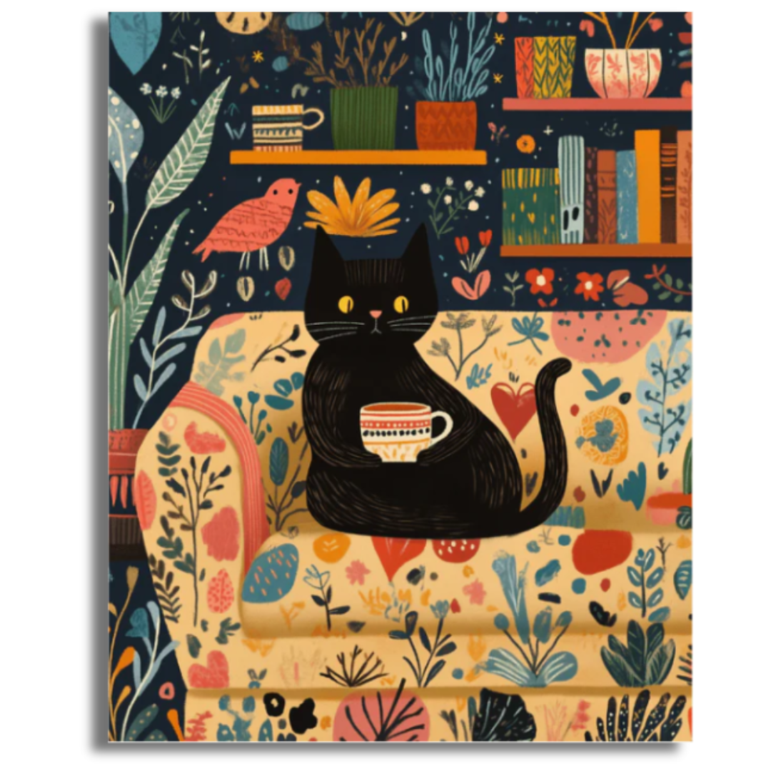 Cozy Cat Chronicles - Paint By Numbers