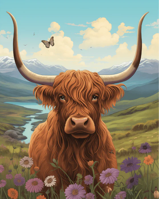 Highland Majesty - Paint By Numbers