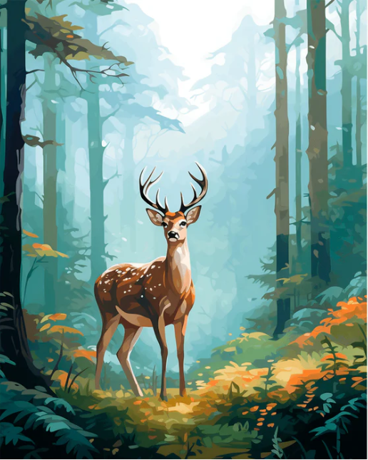 Silent Majesty - Paint By Numbers