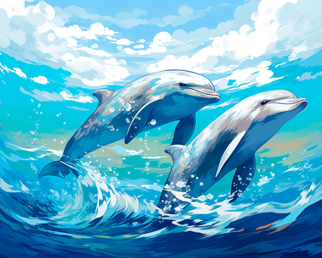 Ocean Leap - Paint By Numbers