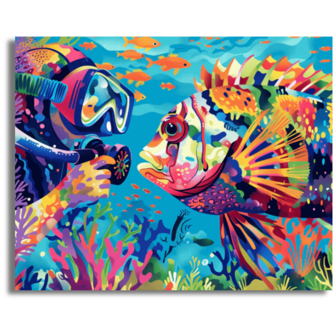 Ocean Encounter - Paint By Numbers