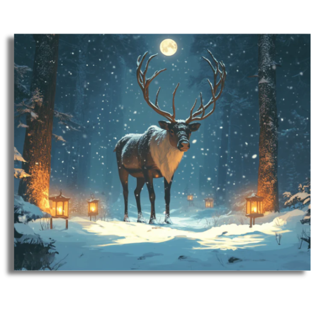 Winter's Guardian - Paint By Numbers