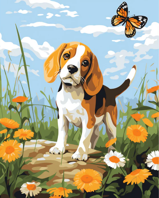 Sunny Paws - Paint By Numbers