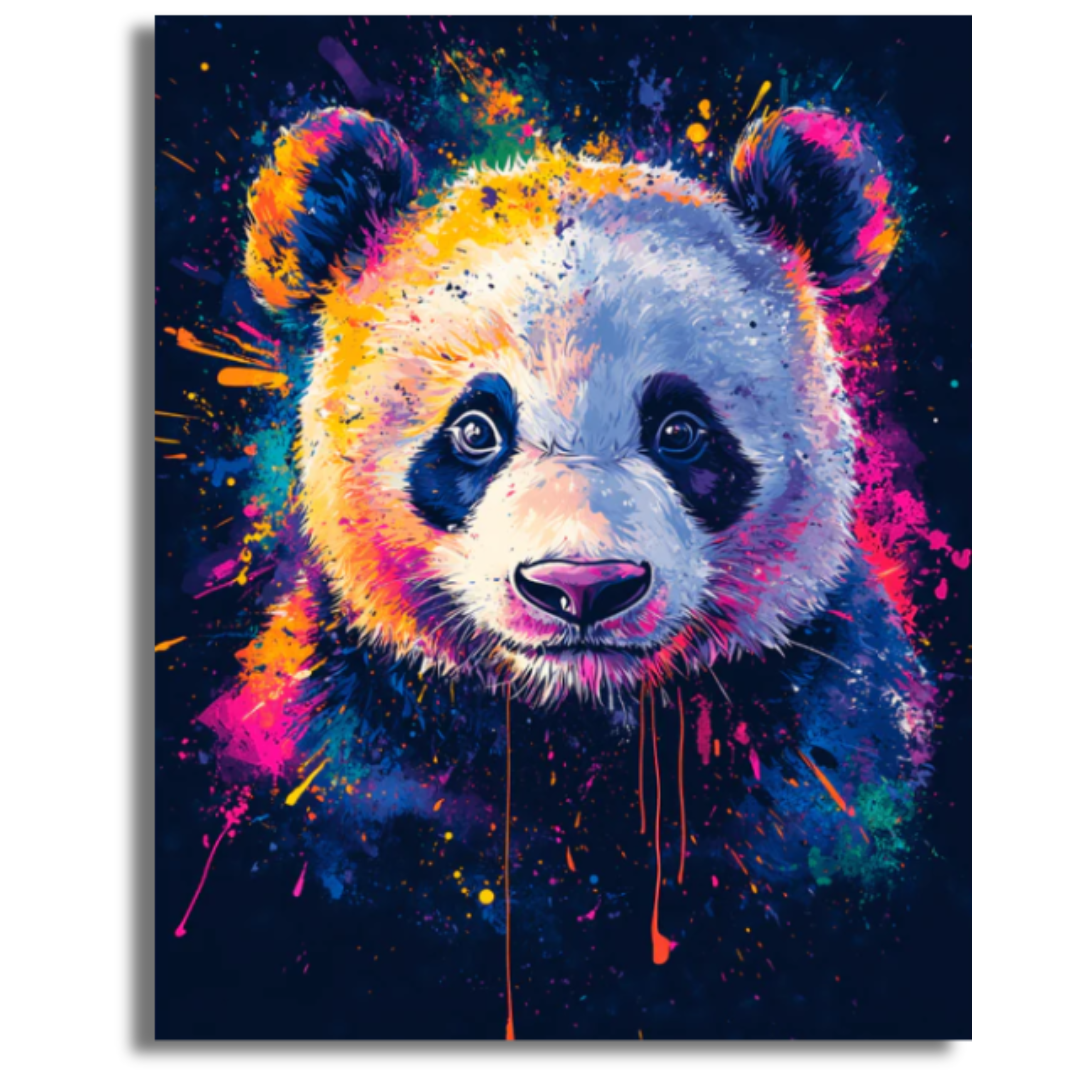 Cosmic Panda - Paint By Numbers