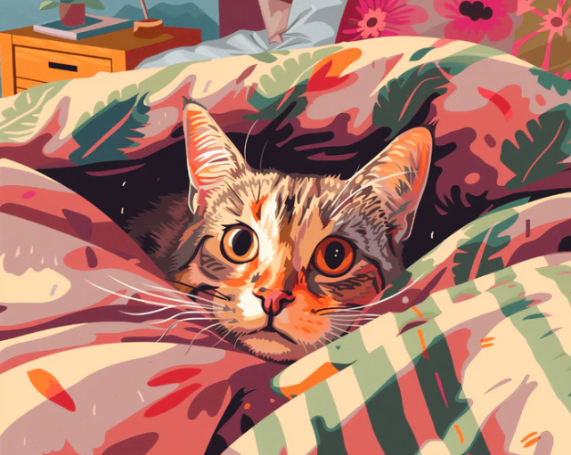 Blanket Hideaway - Paint By Numbers