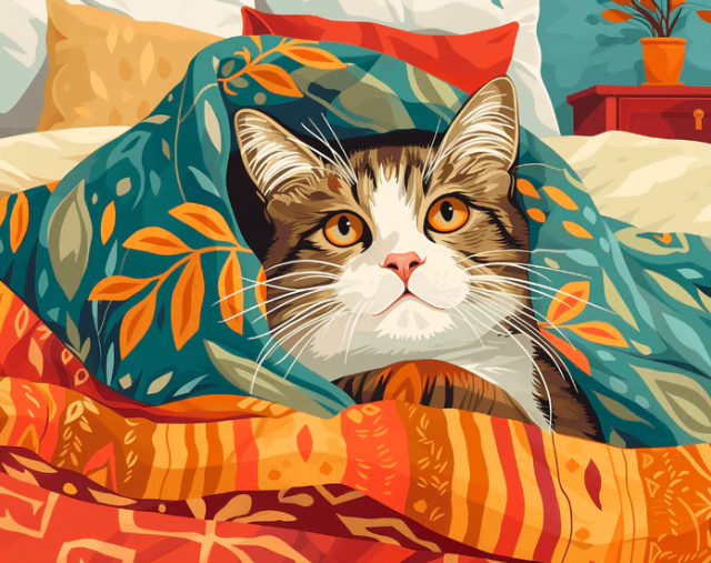 Fluffy Retreat - Paint By Numbers
