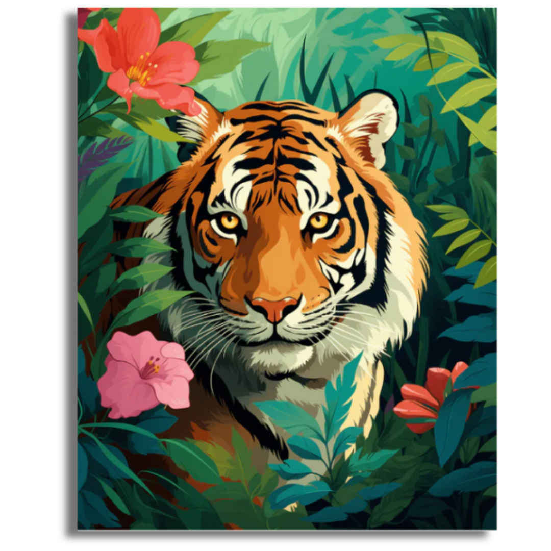 Floral King - Paint By Numbers
