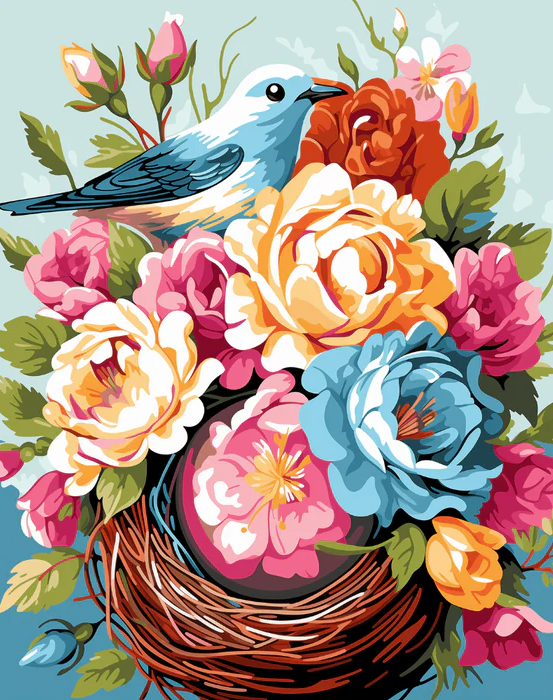 Blossom Nest - Paint By Numbers