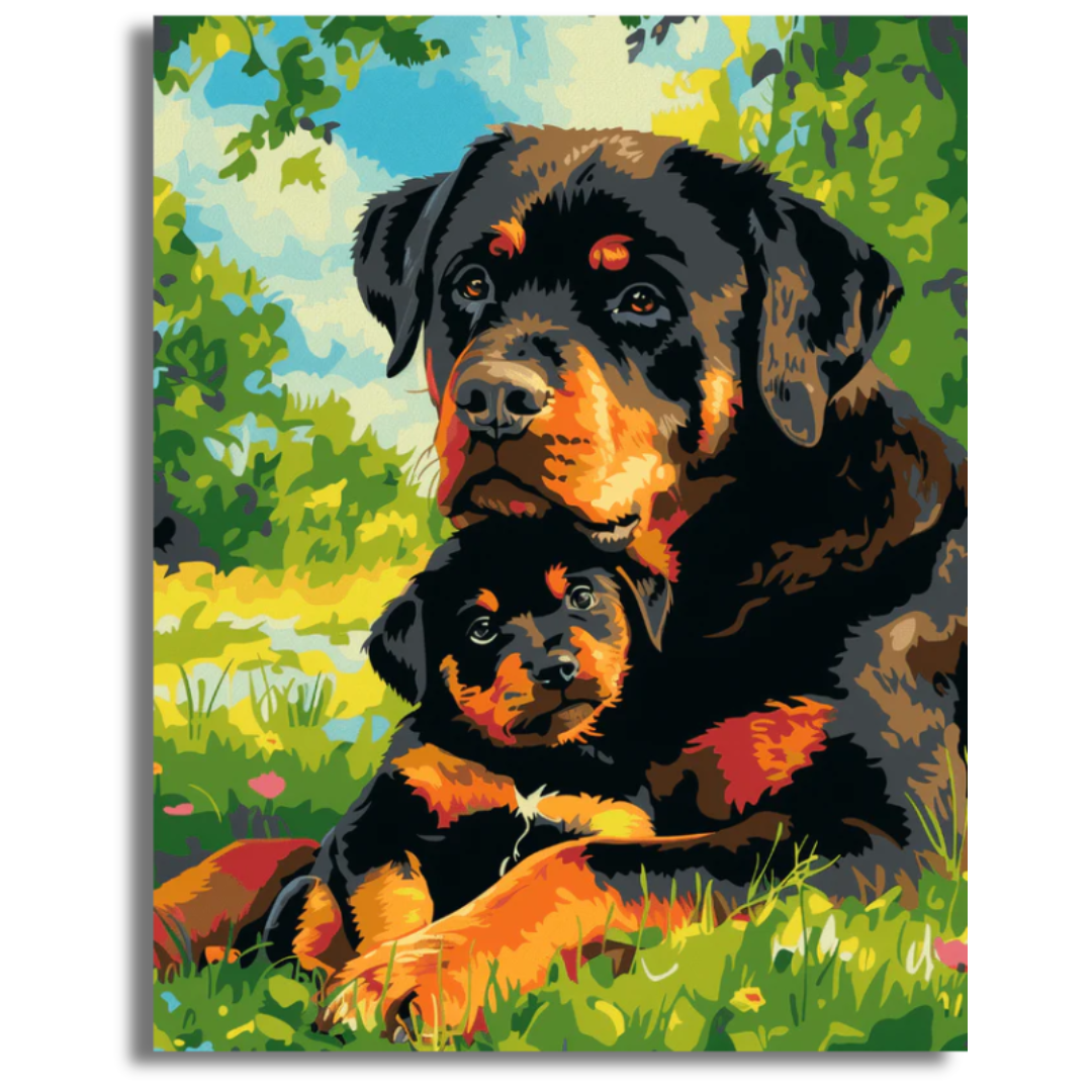 Puppy Love - Paint By Numbers