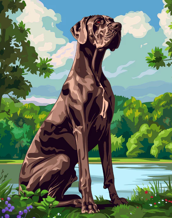Lakeside Majesty - Paint By Numbers