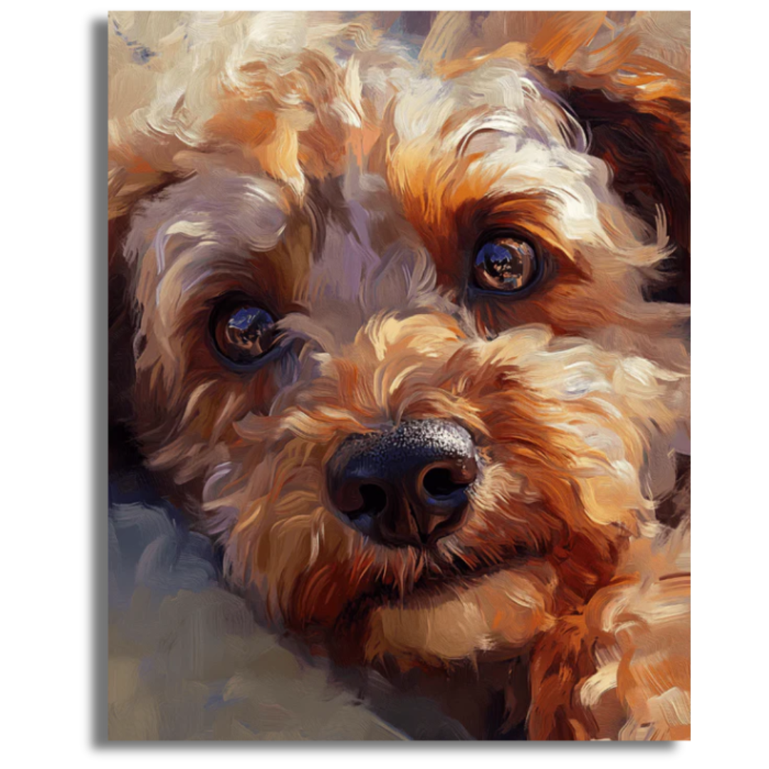 Curly Cuddles - Paint By Numbers