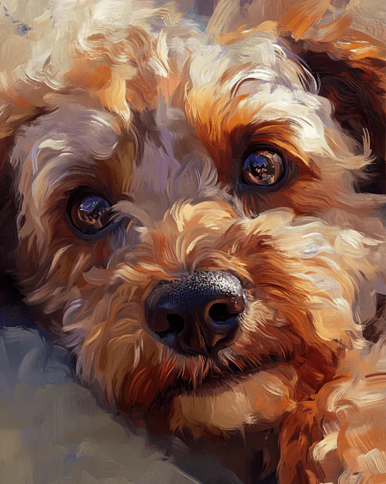 Curly Cuddles - Paint By Numbers