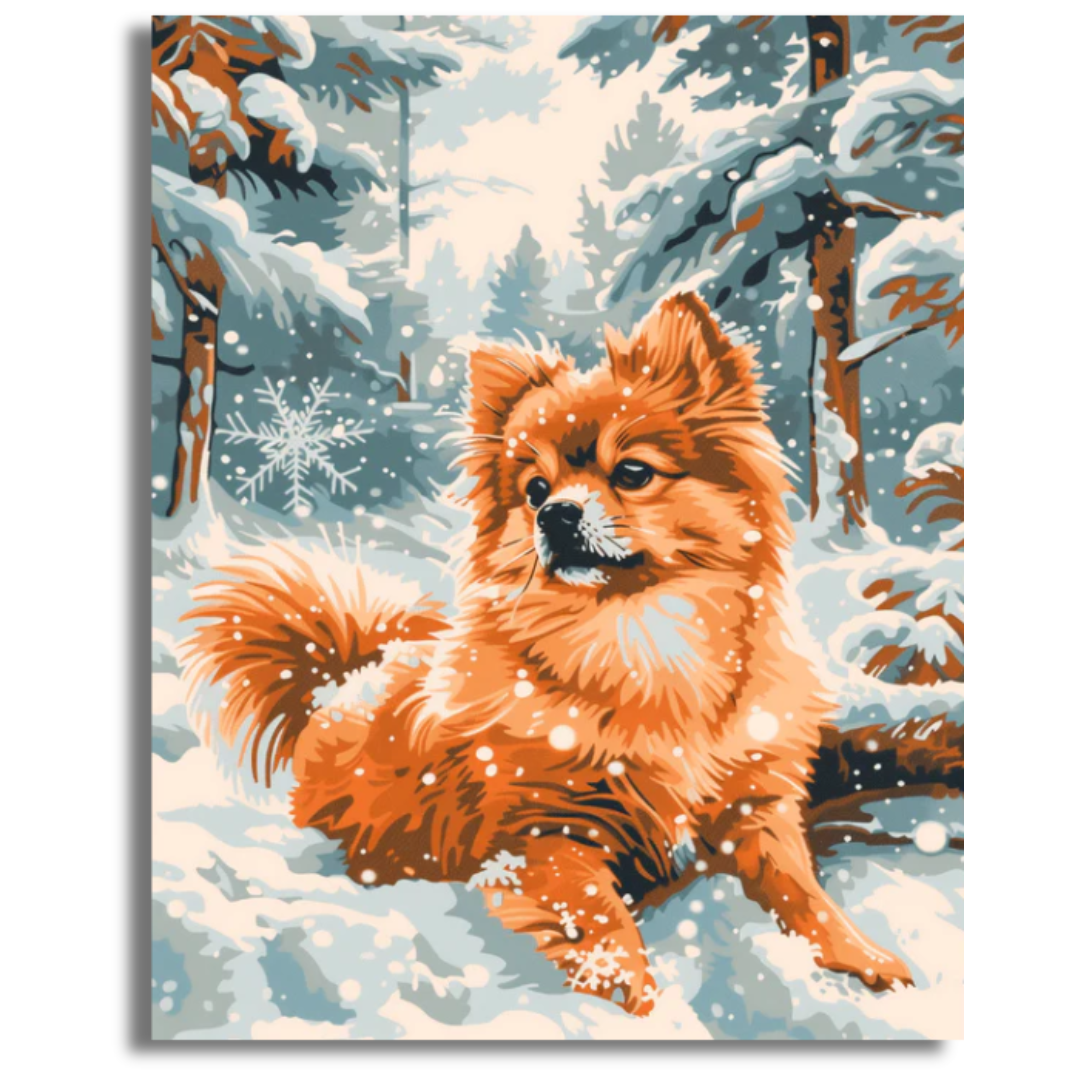Winter Fluff - Paint By Numbers