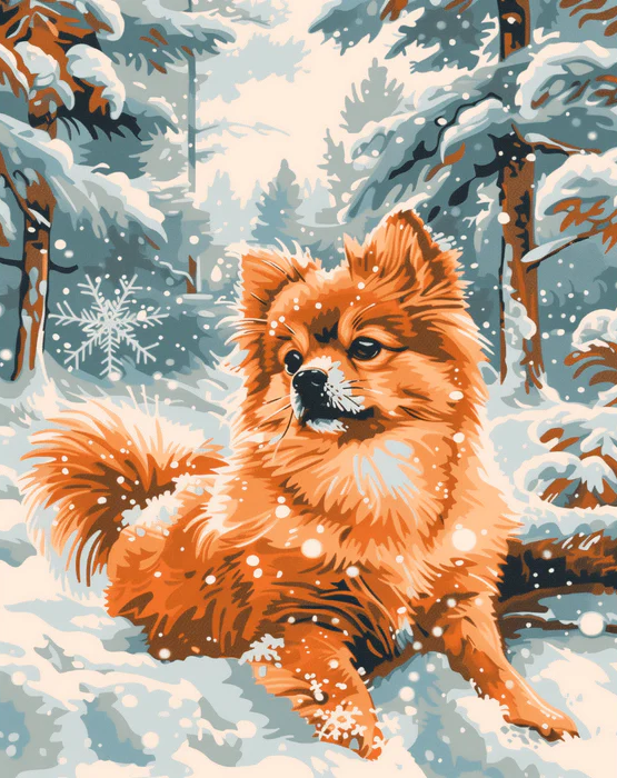 Winter Fluff - Paint By Numbers