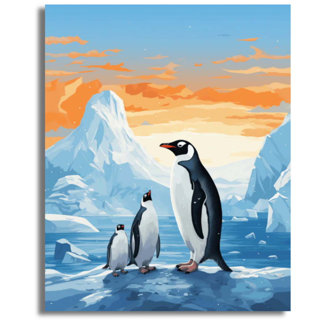 Frosty Waddle - Paint By Numbers