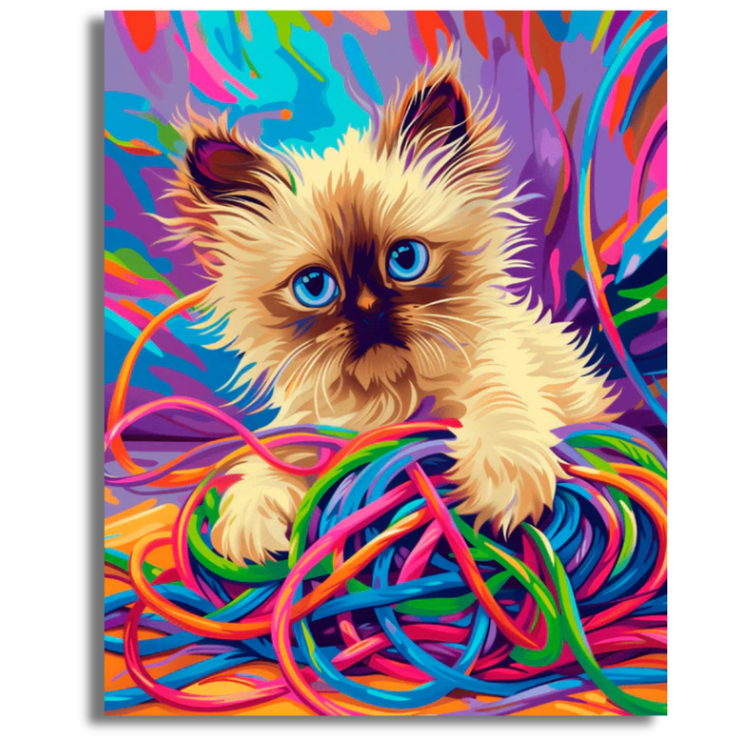 Twisty Paws - Paint By Numbers