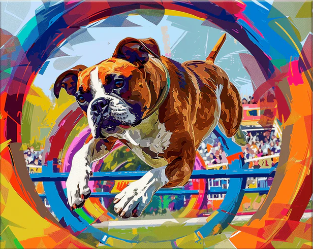 Rainbow Jumper - Paint By Numbers