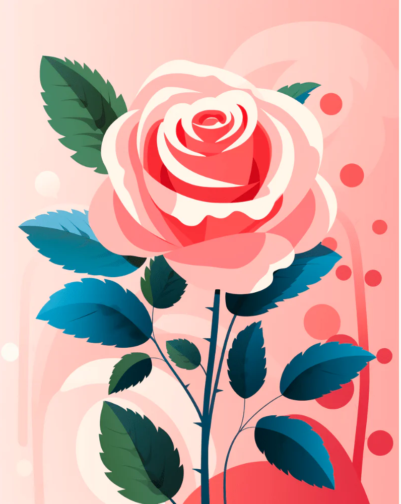 Blush Rose - Paint By Numbers