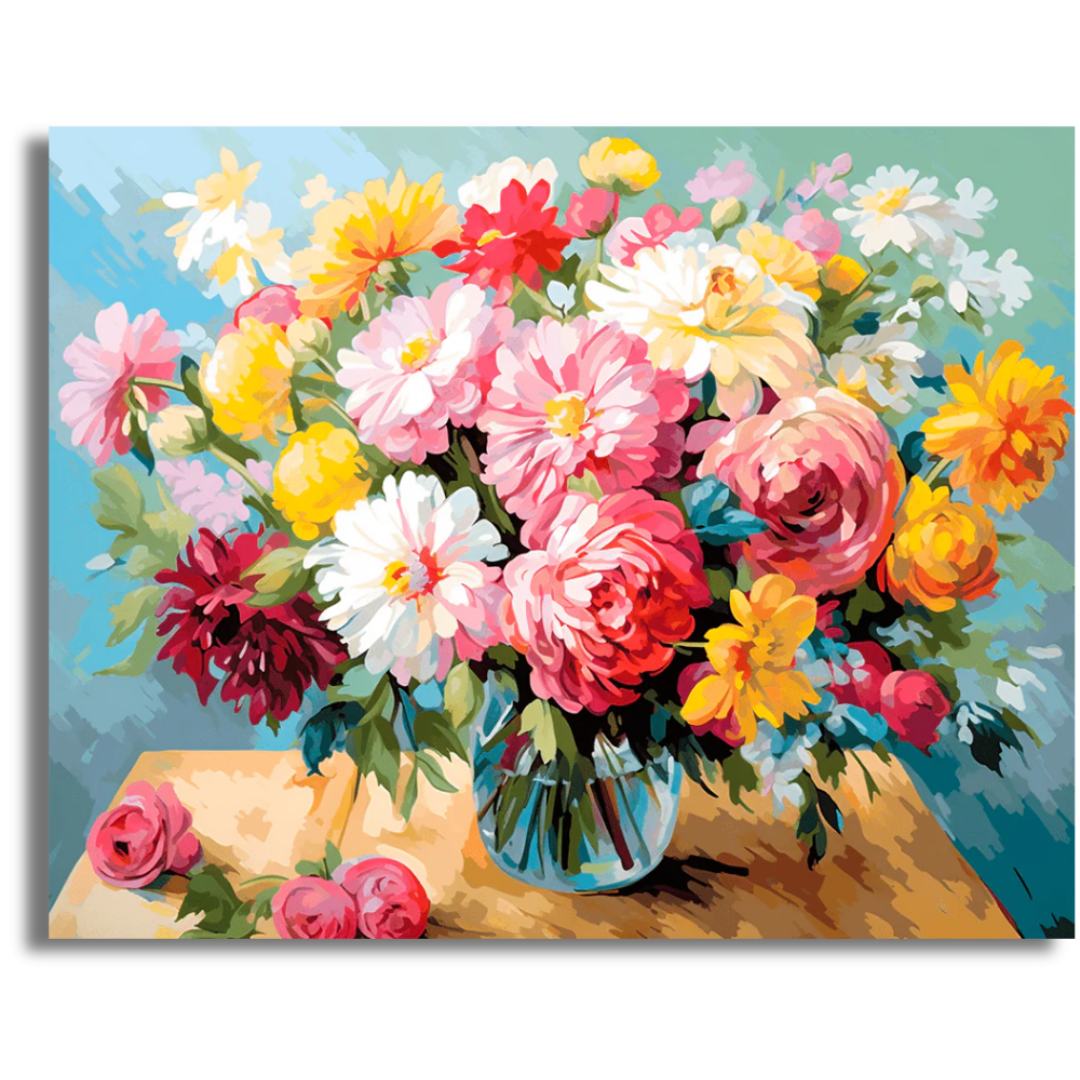 Floral Symphony - Paint By Numbers