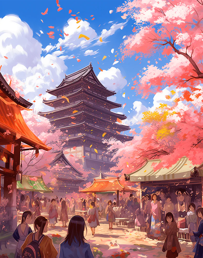 Blossom Festival - Paint By Numbers