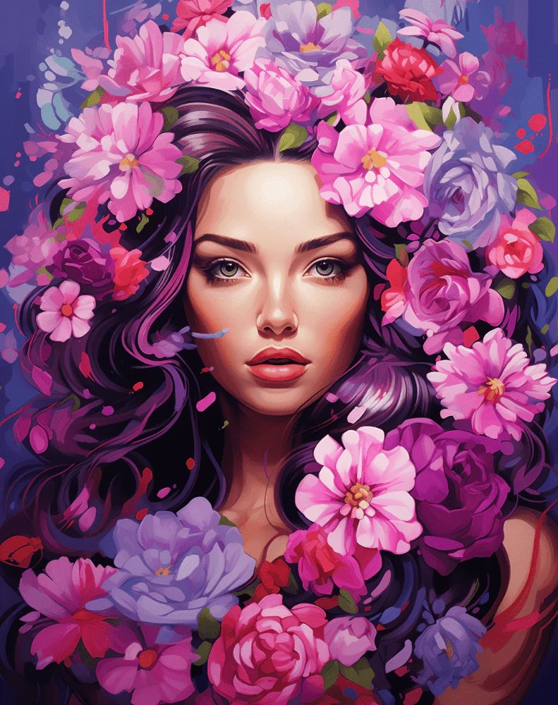 Blooming Beauty - Paint By Numbers