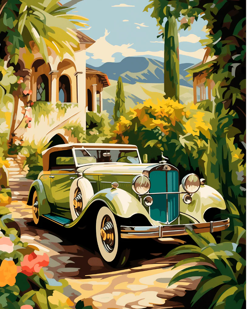 Vintage Escape - Paint By Numbers