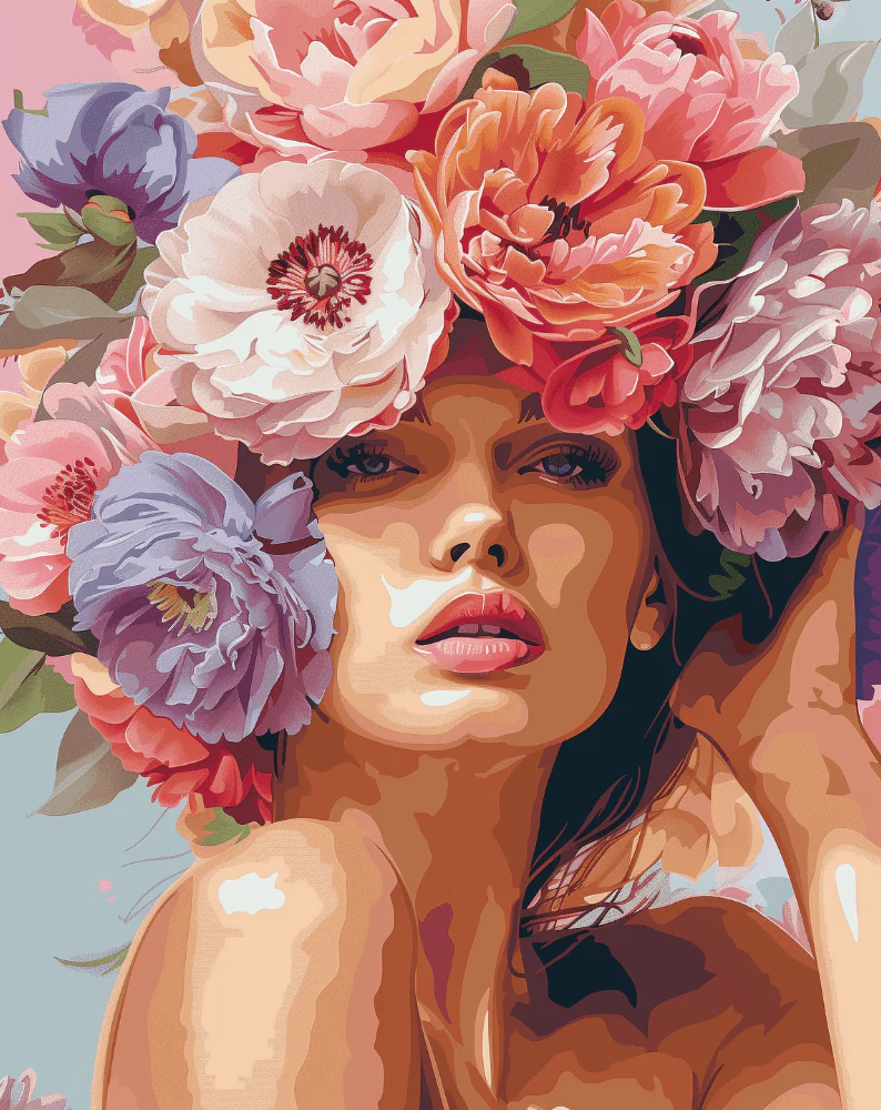 Blossom Queen - Paint By Numbers