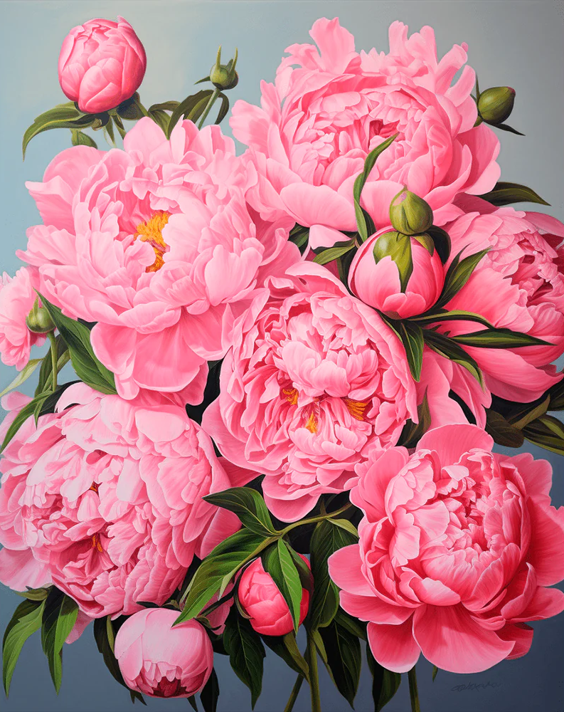 Blushing Beauties - Paint By Numbers