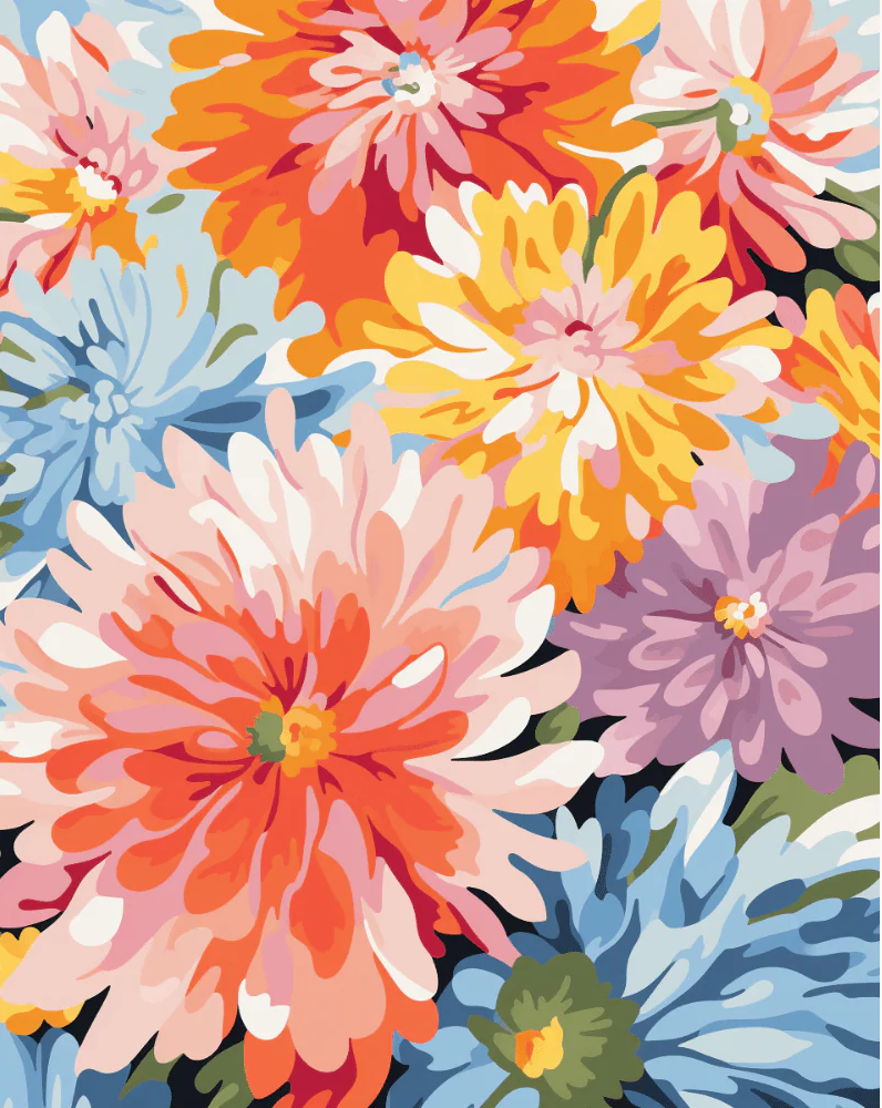 Sensational Bloom - Paint By Numbers