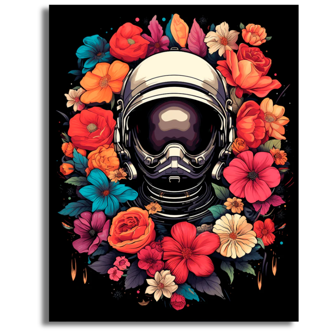 Botanical Astronaut - Paint By Numbers