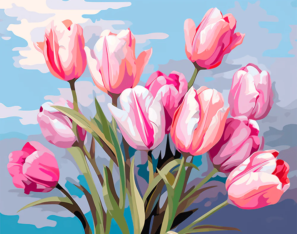 Tulip Serenade - Paint By Numbers