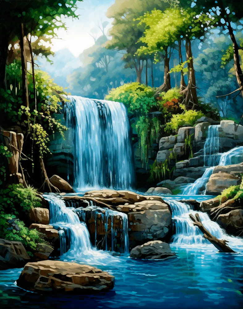 Whispering Fallse - Paint By Numbers