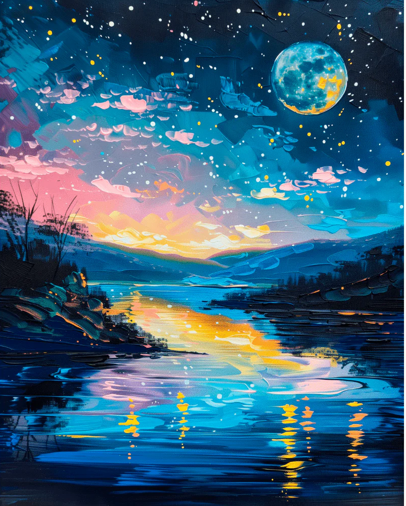 A Canvas of Stars - Paint By Numbers