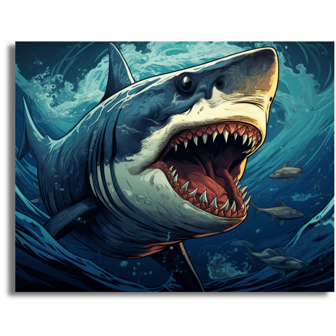 Sharkstorm - Paint By Numbers