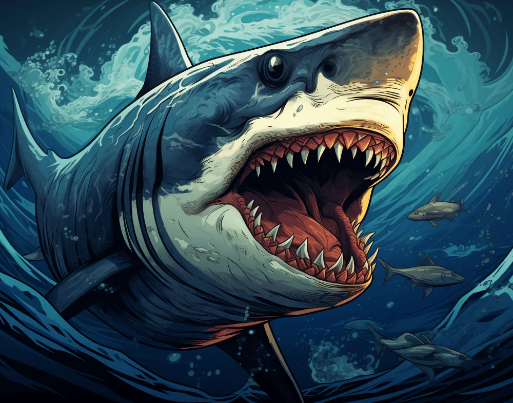 Sharkstorm - Paint By Numbers