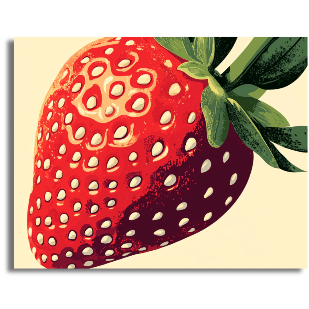 Strawberry Delight - Paint By Numbers