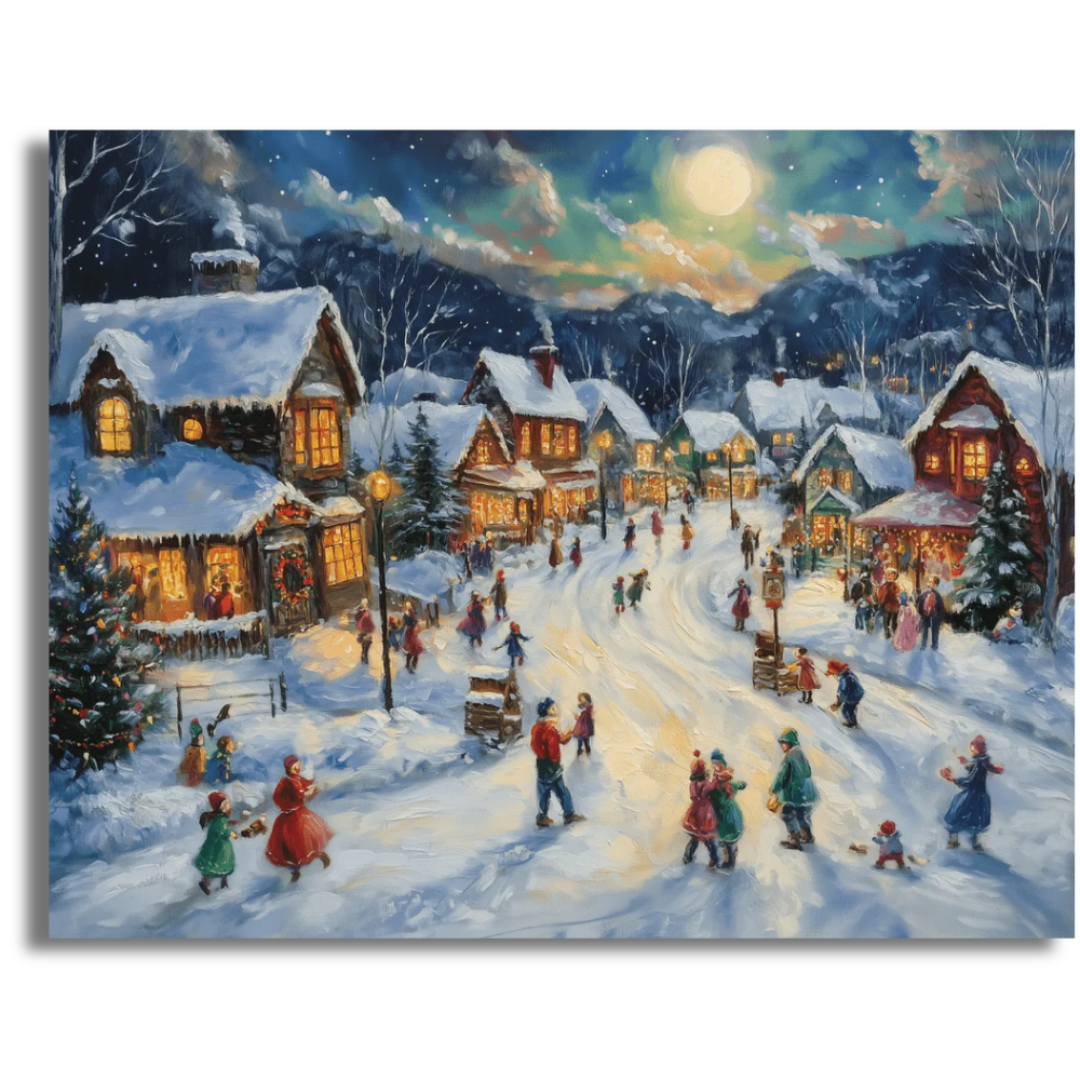 Charmed Christmas Hamlet - Paint By Numbers
