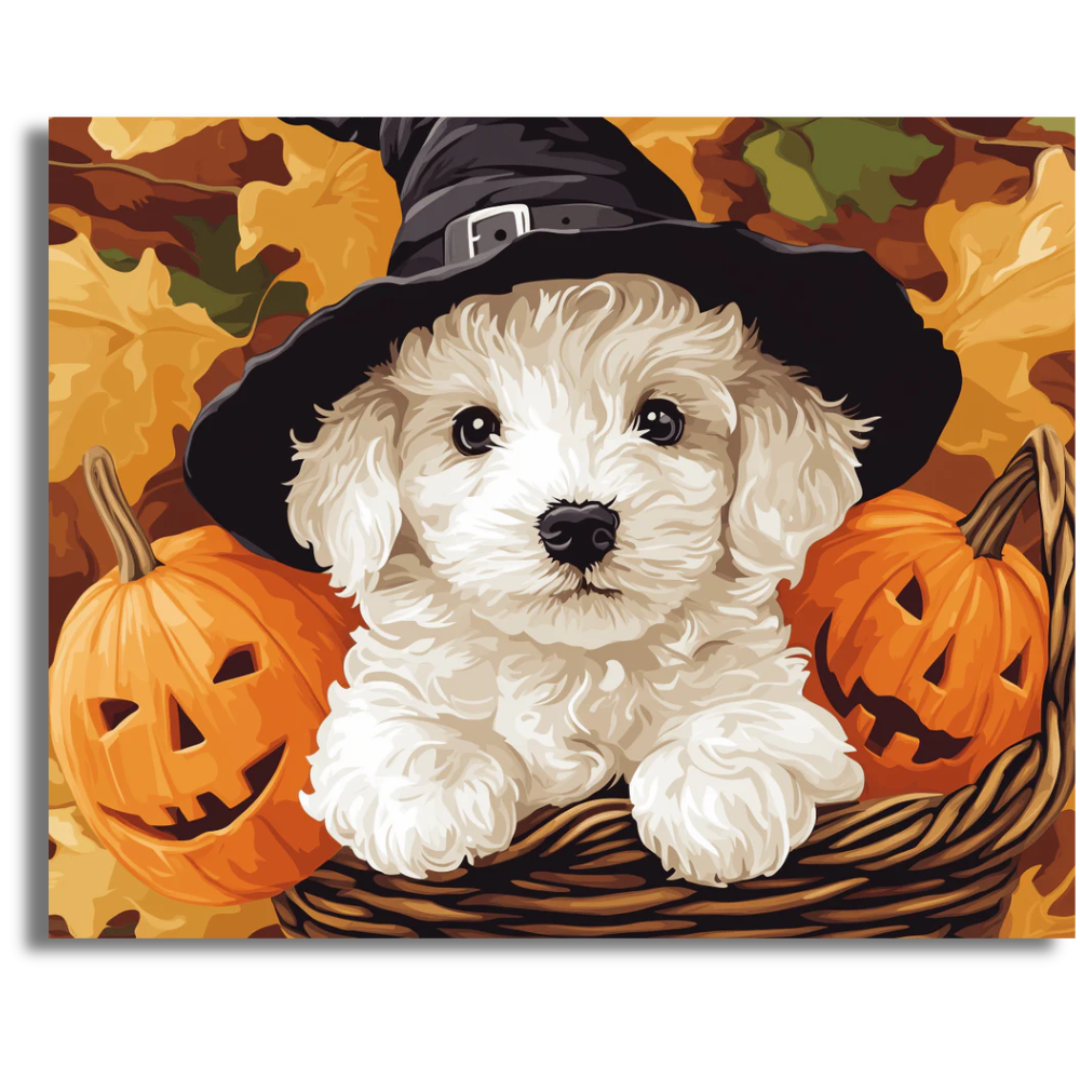 Pumpkin Paws - Paint By Numbers