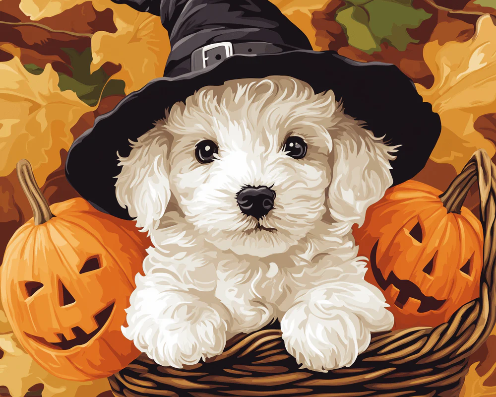 Pumpkin Paws - Paint By Numbers