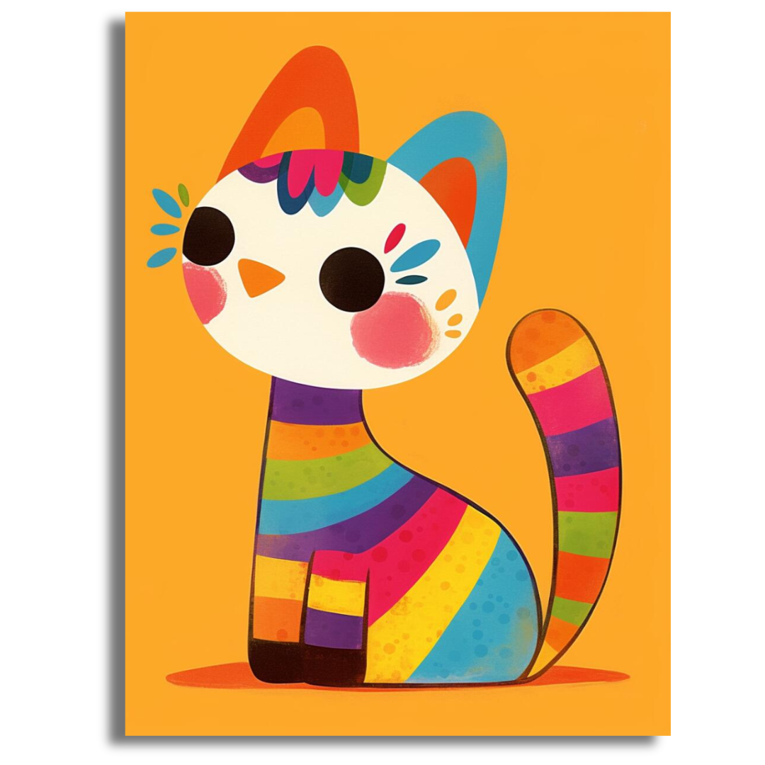 Prism Kitty - Paint By Numbers