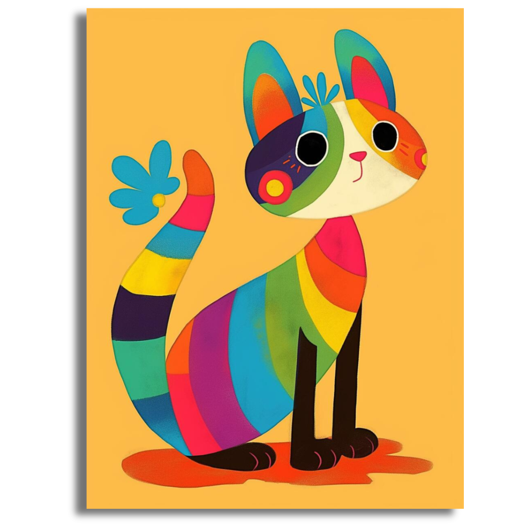 Vivid Meow - Paint By Numbers