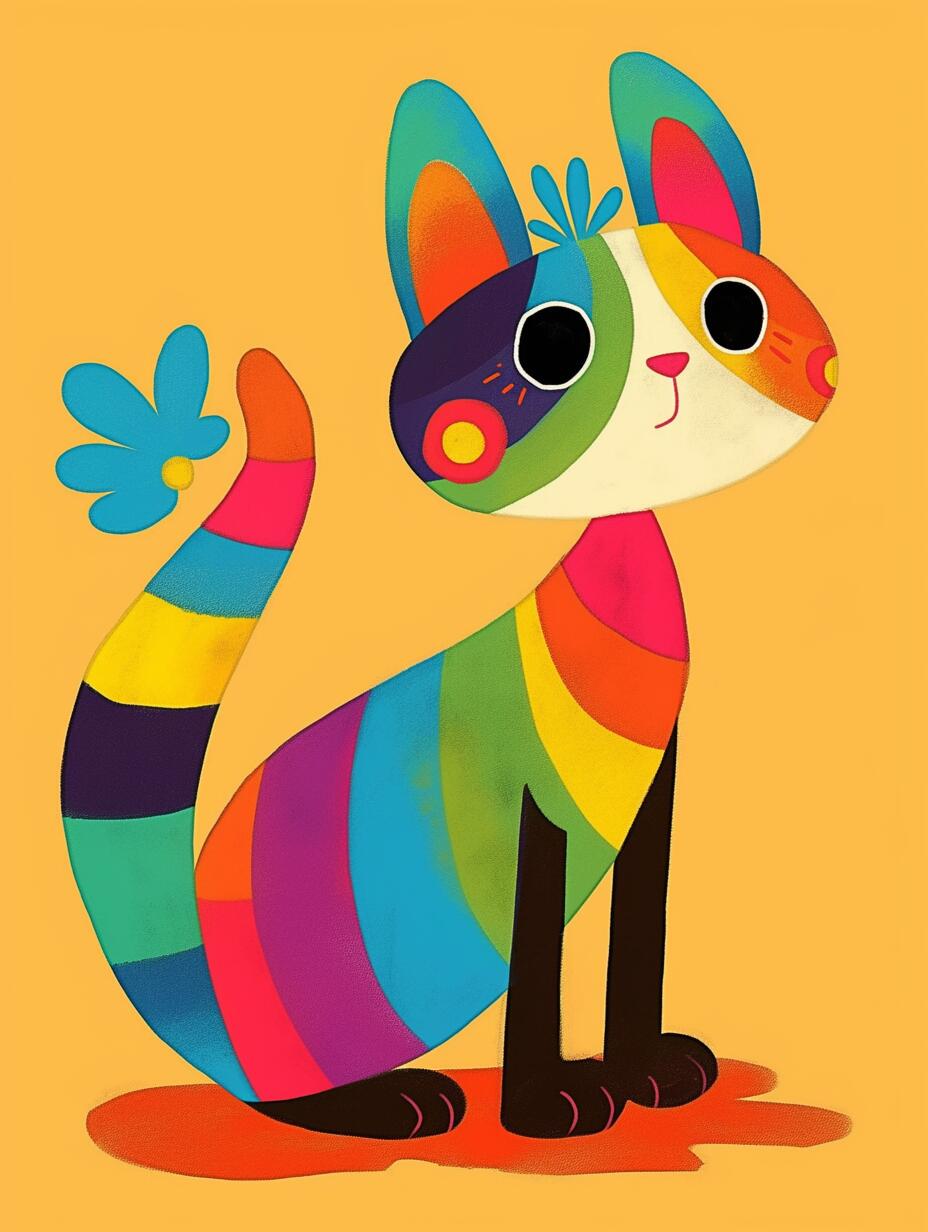 Vivid Meow - Paint By Numbers