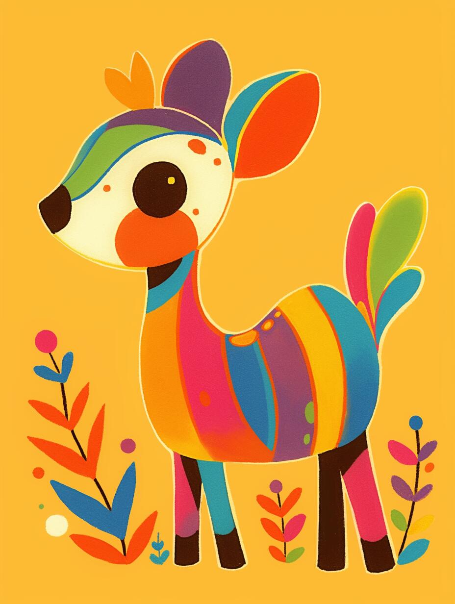 Rainbow Faw - Paint By Numbers