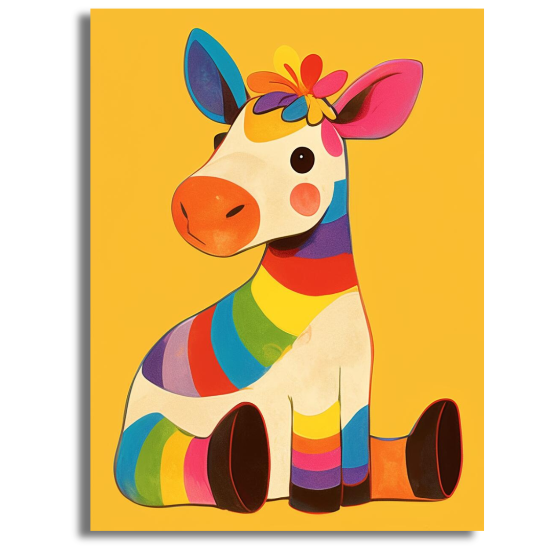 Vivid Heifer - Paint By Numbers