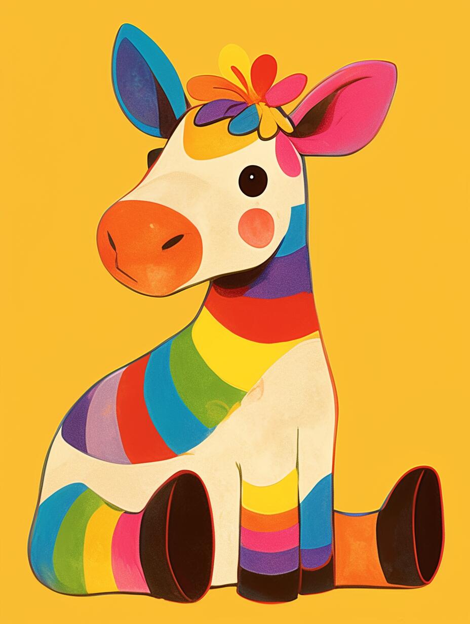 Vivid Heifer - Paint By Numbers